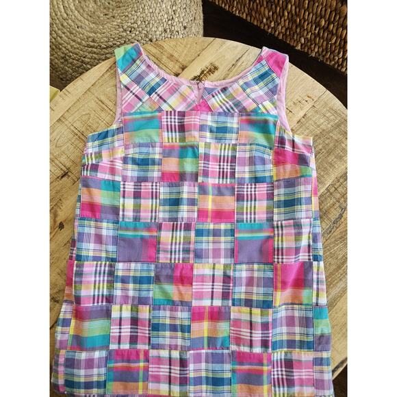 Talbots Madras Plaid Sheath Dress Women's Size 2 Preppy Nautical Party - Picture 5 of 9